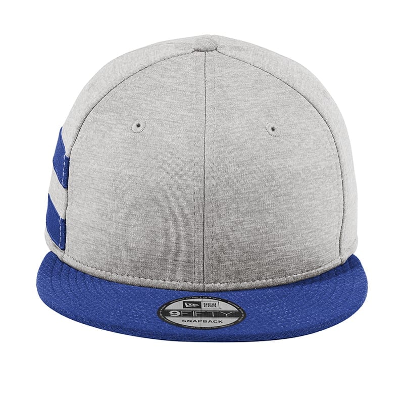 New Era ® Shadow Heather Striped Flat Bill Snapback Cap