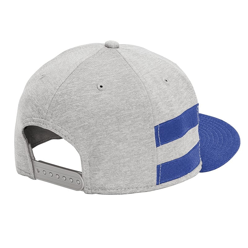 New Era ® Shadow Heather Striped Flat Bill Snapback Cap