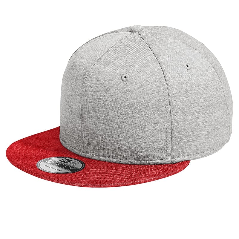 New Era ® Shadow Heather Striped Flat Bill Snapback Cap