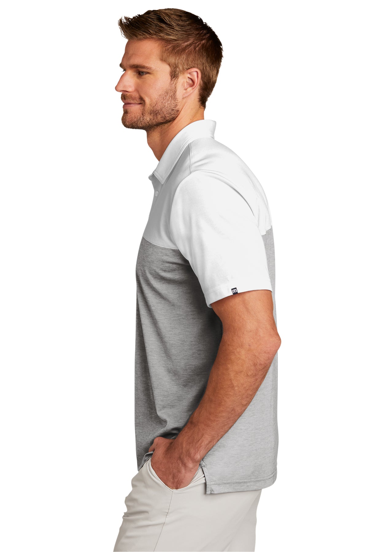 Travis Mathew Embroidered Oceanside Blocked Polo