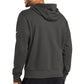 Nike Club  Embroidered Fleece Sleeve Swoosh Pullover Hoodie