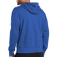 Nike Club  Embroidered Fleece Sleeve Swoosh Pullover Hoodie