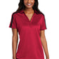 Port Authority® Embroidered Ladies Silk Touch™ Performance Colorblock Stripe Polo