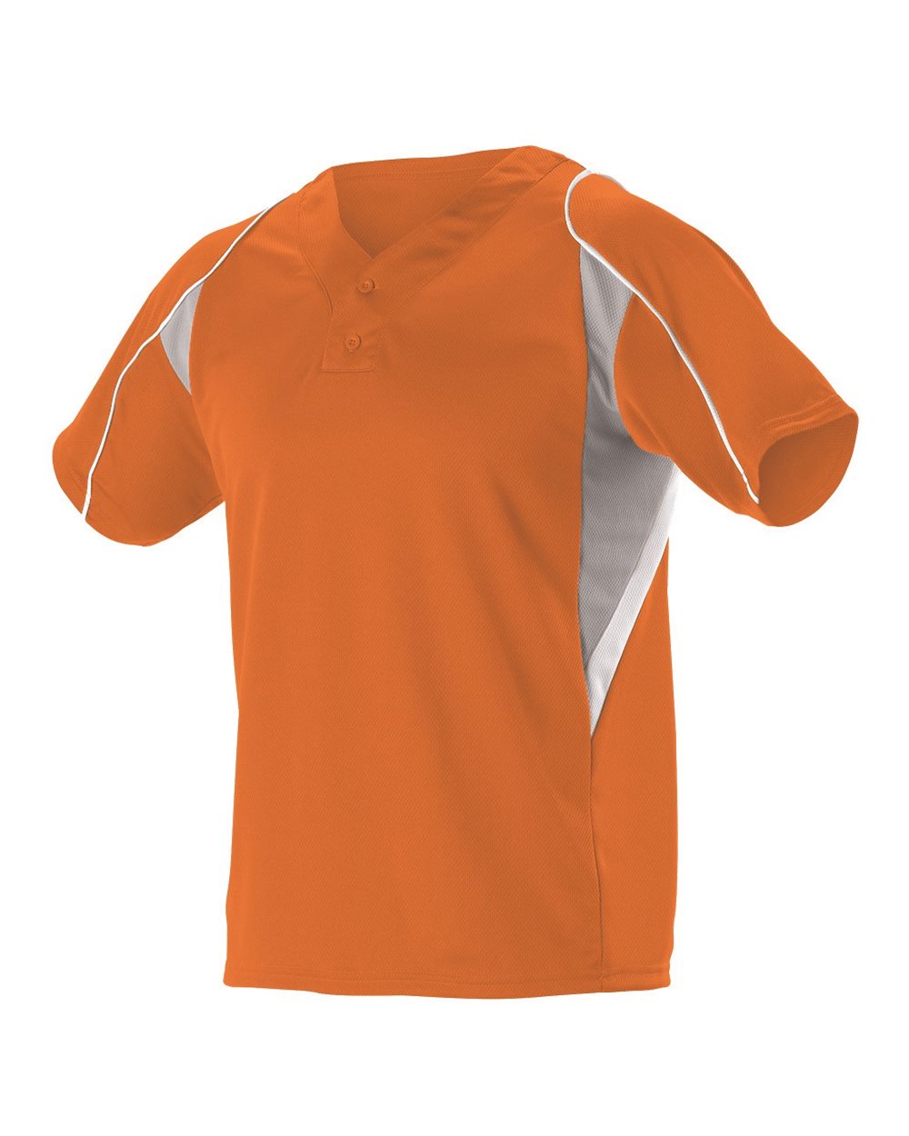 Alleson Athletic - Youth Two Button Henley Baseball Jersey