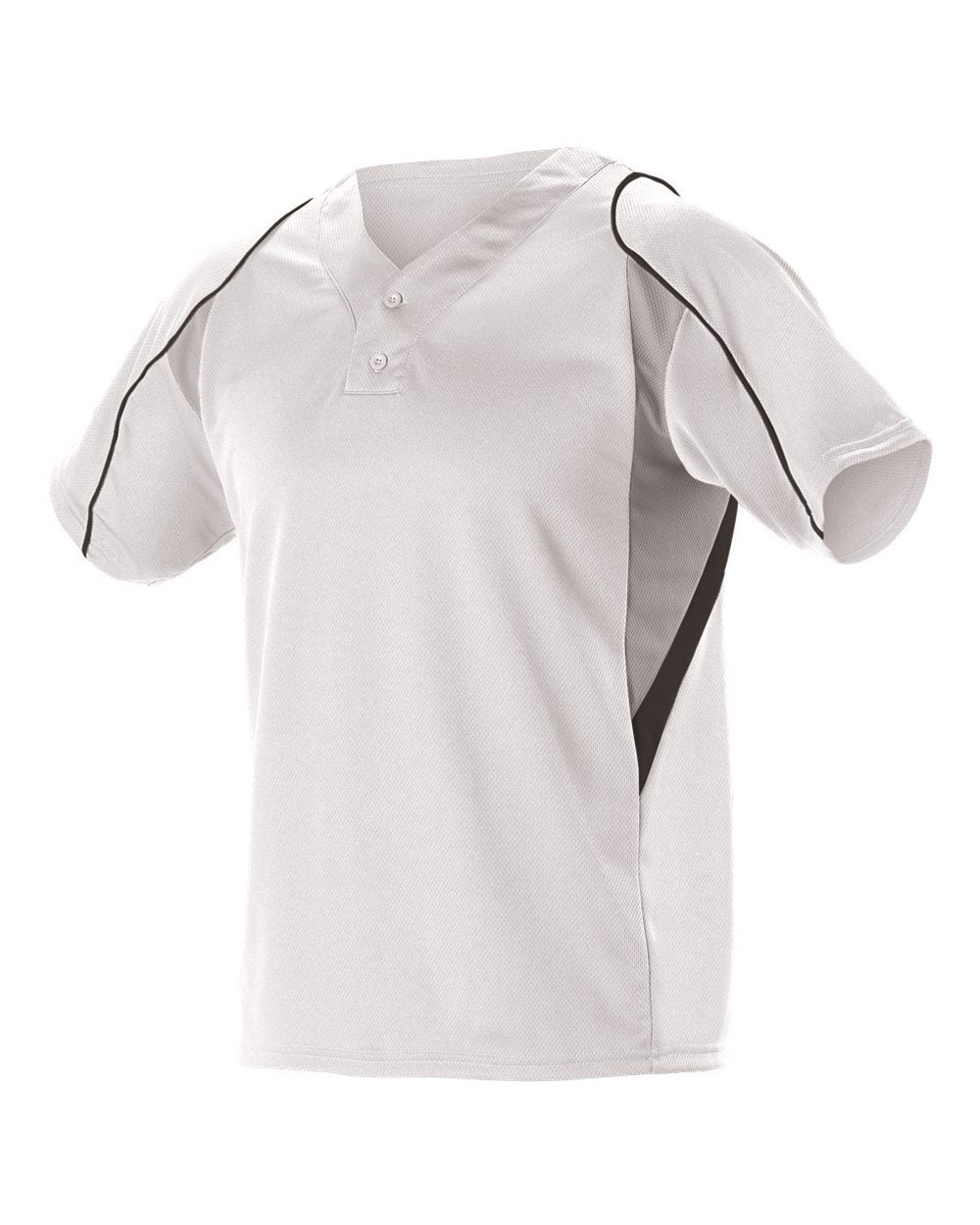 Alleson Athletic - Youth Two Button Henley Baseball Jersey