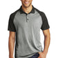 Sport-Tek Embroidered RacerMesh Raglan Heather Block Polo