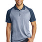 Sport-Tek Embroidered RacerMesh Raglan Heather Block Polo