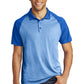 Sport-Tek Embroidered RacerMesh Raglan Heather Block Polo