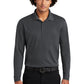 Embroidered Sport-Tek ® PosiCharge ® RacerMesh ® Long Sleeve Polo