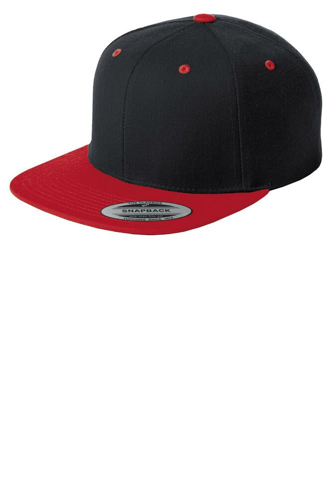 Sport-Tek® Yupoong® Flat Bill Snapback Cap